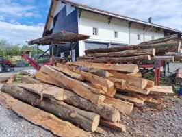 Holzlager bei Brennholz Westallgäu